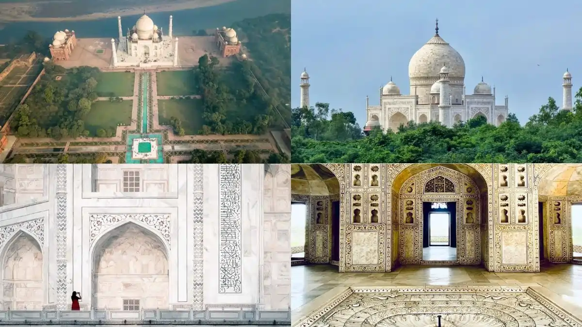visiting the taj mahal